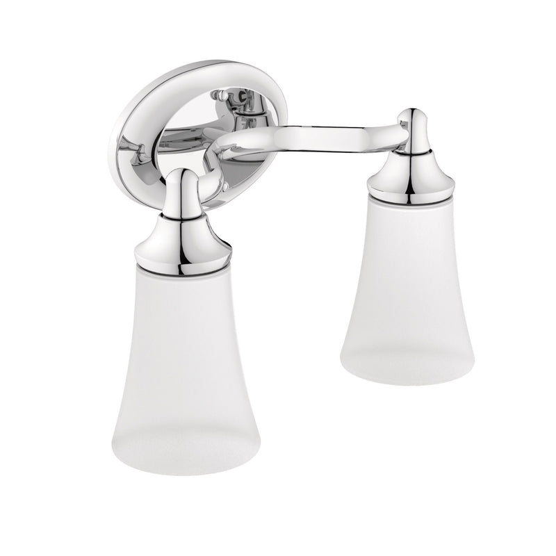 EVA Dual Vanity Lighting Fixture, Chrome N6153