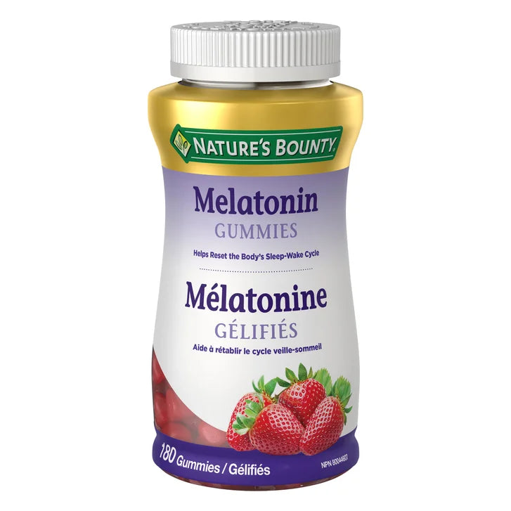 Nature's Bounty Melatonin Gummies, 180 Gummies W4865