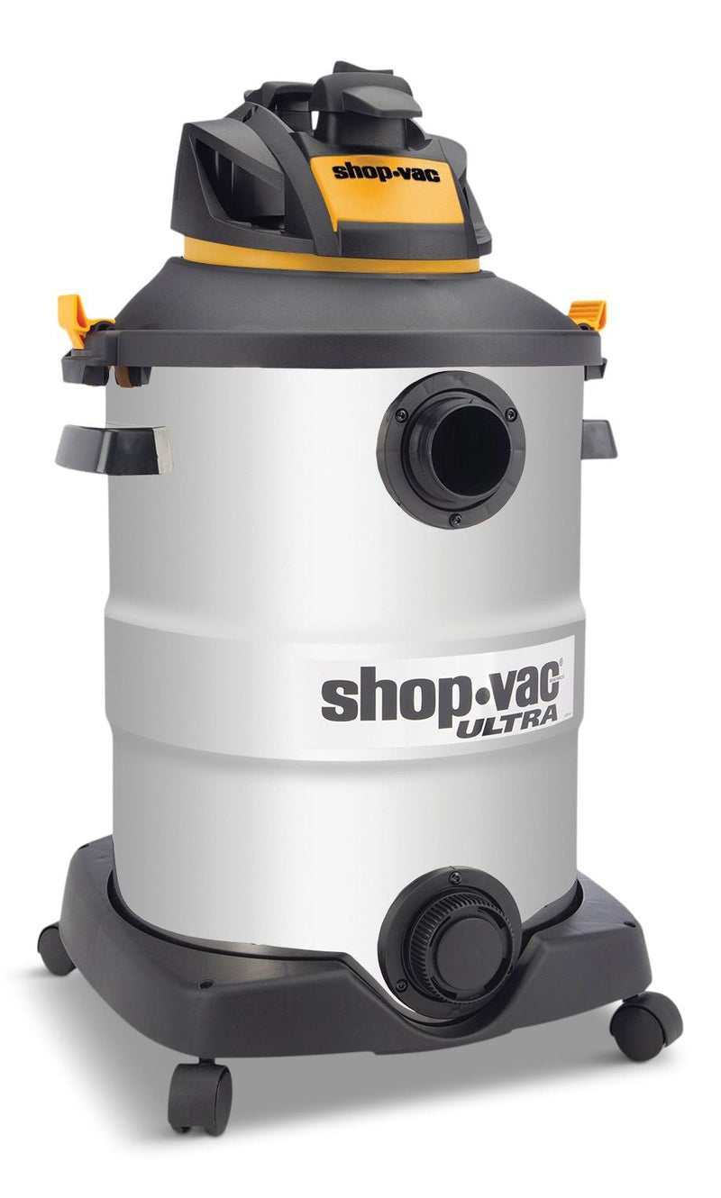 5762248 5.5 SVX2 Peak HP Stainless Steel Wet/Dry Shop Vacuum with Hose and Accessories, 45-L V8872