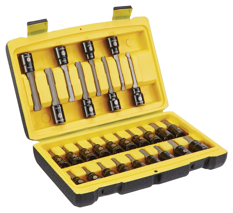 Professional Grade Black Chrome Hex Bit Socket Set, 27-pc, SAE/Metric P7999