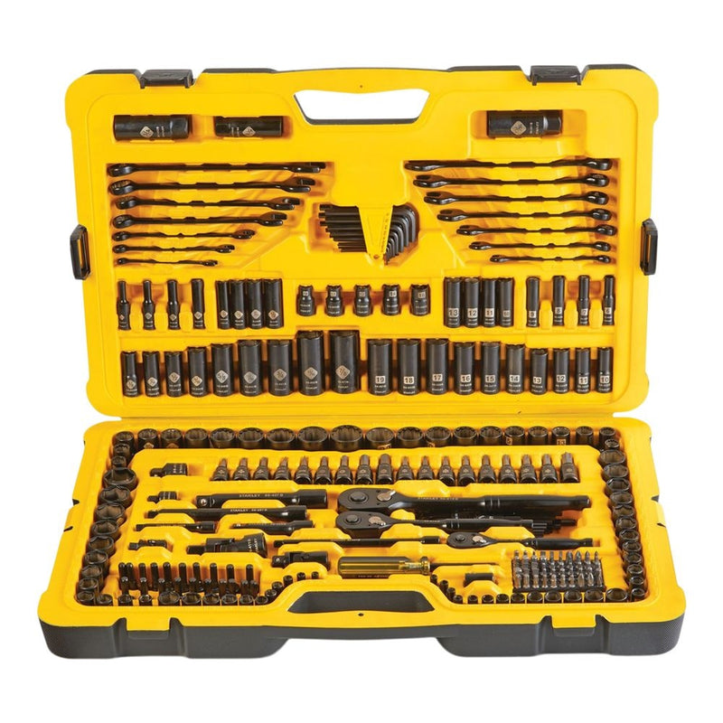 Professional Grade Black Chrome Socket Set, 274-pc, SAE/Metric E3201