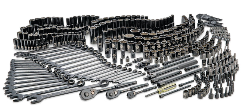 Professional Grade Black Chrome Socket Set, SAE/Metric, 427-pc L2679