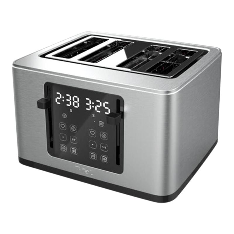 4-Slice Stainless Steel Digital Toaster, Extra wide slots, 7 Browning levels X1112