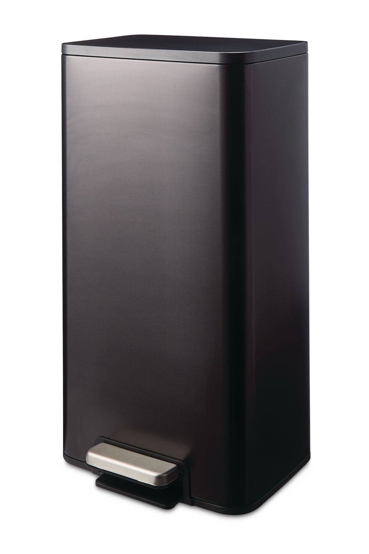 Wide Stainless Steel Step Trash/Garbage Bin, 30-L