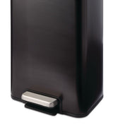 Wide Stainless Steel Step Trash/Garbage Bin, 30-L