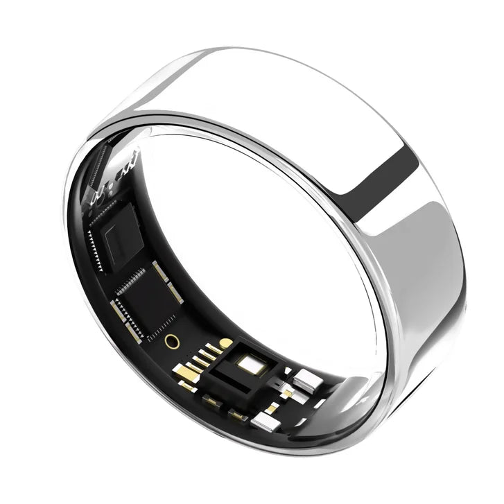 Ultrahuman Ring AIR with 2 Year Ultrahuman X Membership Bundle, Space Silver E6516