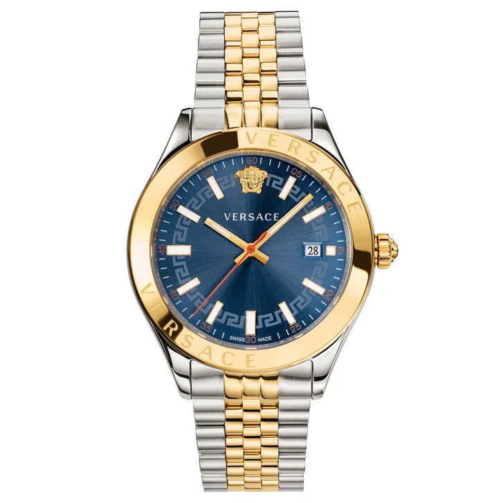 Versace Hellenyium Blue Dial Men's Watch P2345