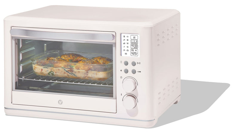 Digital Multi-Functional Air Fryer Toaster Oven with 11 Pre-Set Functions, Shortbread, 6-Slices B2381