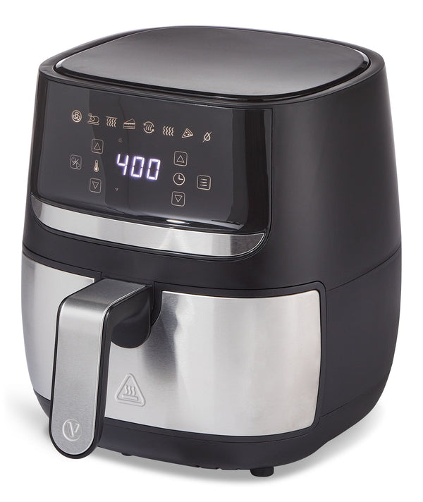 Stainless Steel Non-Stick Air Fryer, 4-qt L4009
