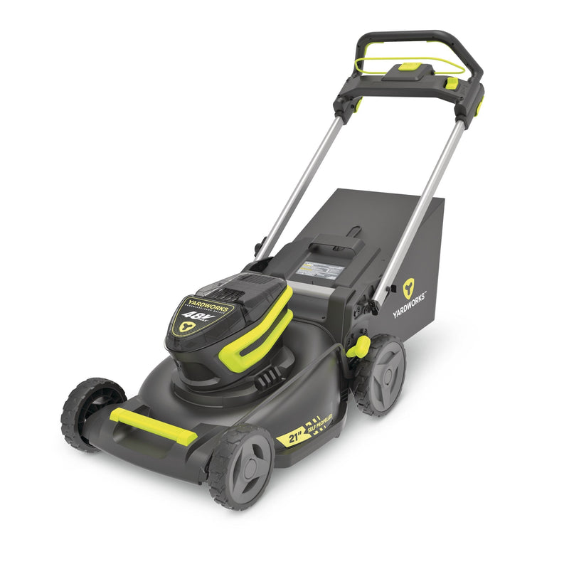 48V 3-in-1 Cordless Brushless Self-Propelled Mower, 21-in with 6Ah Battery & 2Ah Charger U5435